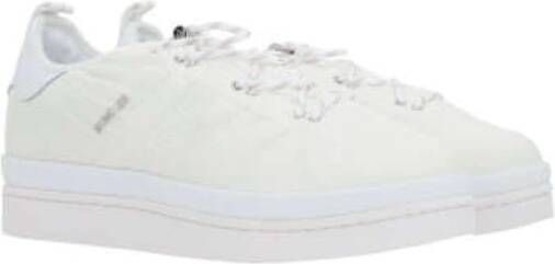 Moncler Witte Low-Top Sneakers met 3-Stripes White Heren