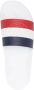 Moncler Witte Slide Sandalen met Logoband - Thumbnail 2