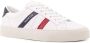 Moncler Witte Sneakers met Leren Logopatch - Thumbnail 2