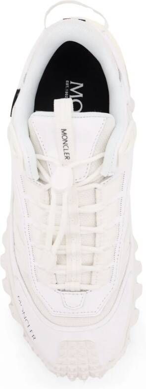 Moncler Witte Sneakers met Vibram Zool