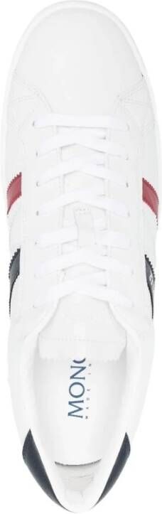 Moncler Witte Sneakers met Tricolor Accent White Heren