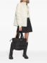 Moncler Zwarte kniehoge laarzen met reliëflogo Black Dames - Thumbnail 35