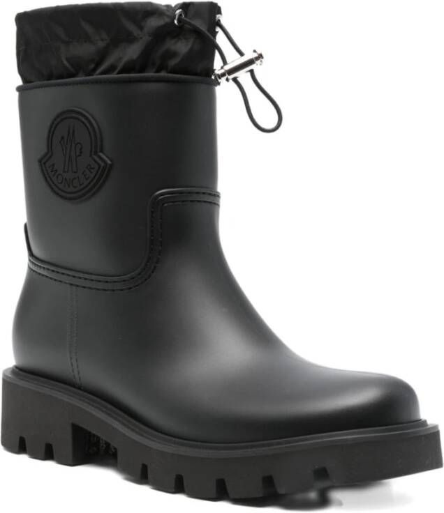Moncler Zwarte enkellaarzen voor vrouwen