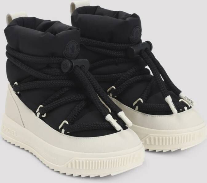 Moncler Zwarte enkellaarzen voor vrouwen