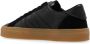 Moncler Zwarte leren sneakers Aw24 Black Heren - Thumbnail 10