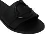 Moncler Zwarte Slide Sandalen met Logo Detail Black Dames - Thumbnail 17