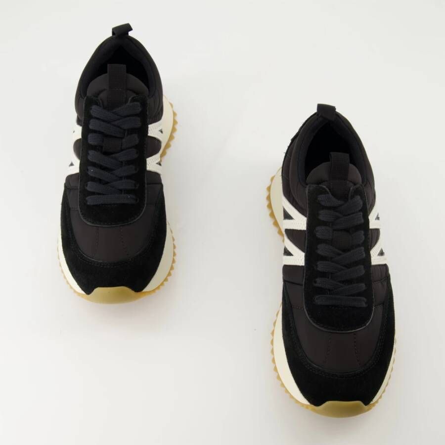 Moncler Zwarte Nylon Pacey Sneakers