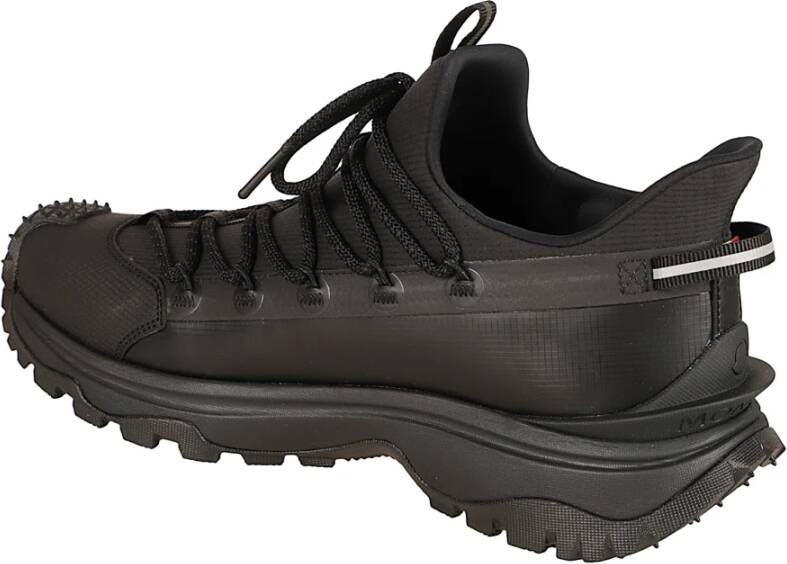 Moncler Zwarte Ripstop Sneakers met Carbon Fiber Sole