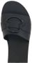 Moncler Zwarte Slide Sandalen met Logo Detail Black Dames - Thumbnail 3