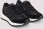 Moncler Zwarte Sneakers met Logo Patch - Thumbnail 2