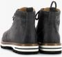 Monpiz Verouderde Carbon Suede Schoenen Gray Heren - Thumbnail 3