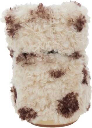 Moon Boot Beige Low Curly Winterlaarzen