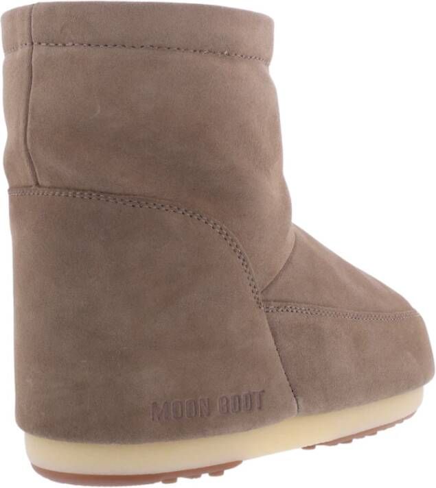 moon boot Beige Low No Lace Icon Laarzen Beige Dames