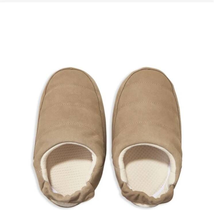 Moon Boot Beige Sandalen met Waterafstotende Elastische Slingback