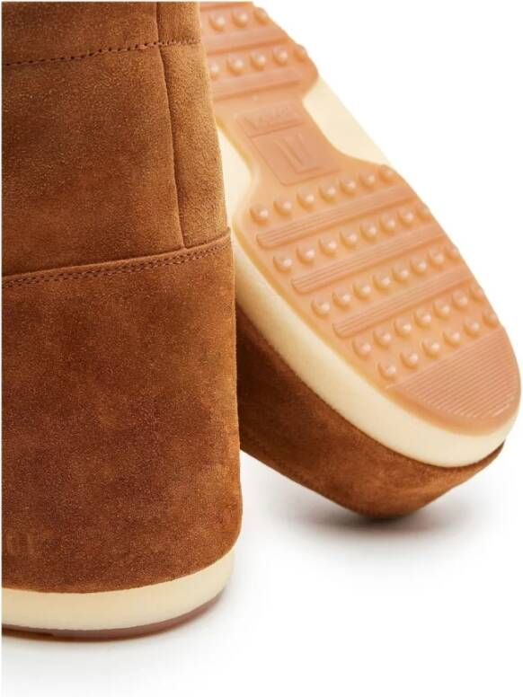 Moon Boot Bruine Leren Winterlaarzen Waterdicht