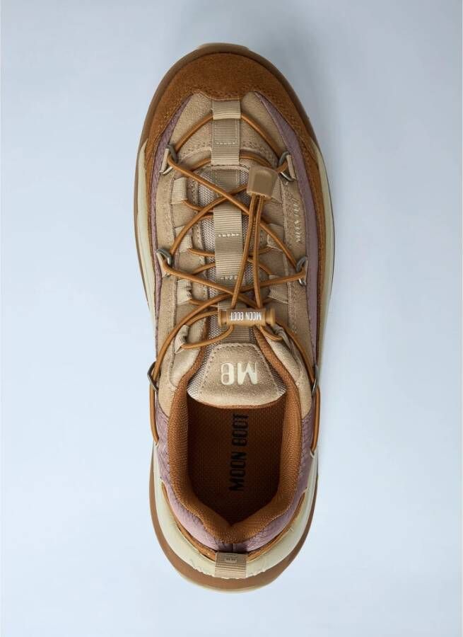 Moon Boot Chunky Sole Lace-Up Sneakers