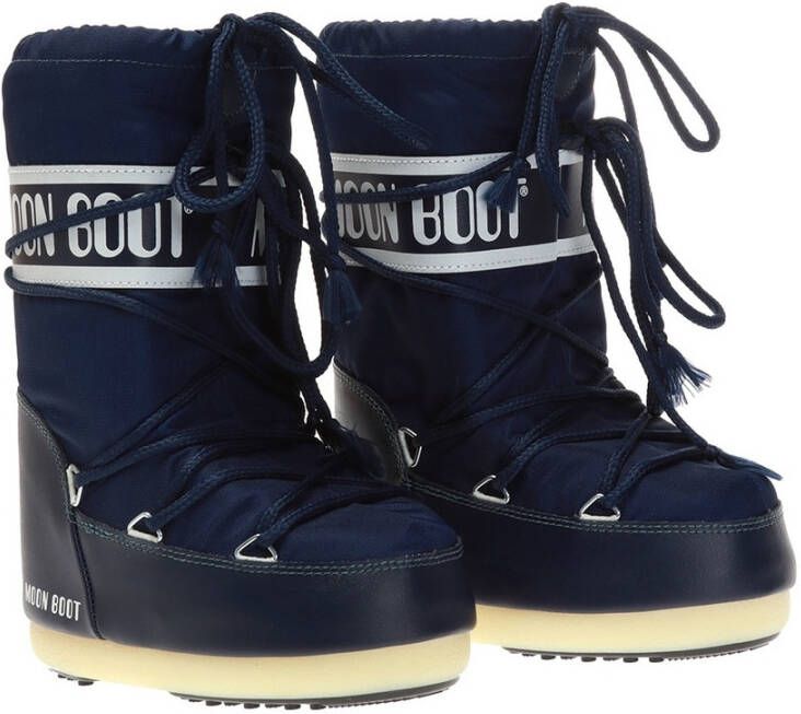 moon boot Clic Nylon Snow Boots Blauw Dames