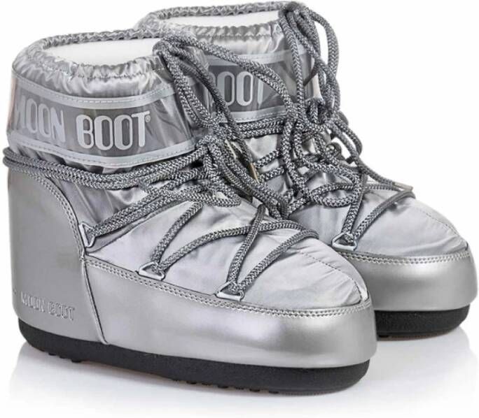 moon boot Stijlvolle Grijs Zilveren Sneeuwlaarzen voor Dames Gray Dames