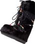Moon boot Kunstfell-Perlen Crème Winterlaarzen Black Dames - Thumbnail 3