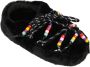 Moon boot Faux Fur Beads Mule Black Dames - Thumbnail 2