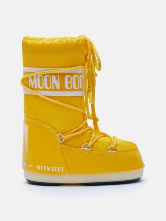 moon boot Gele Icon Sneeuwlaarzen Yellow Dames