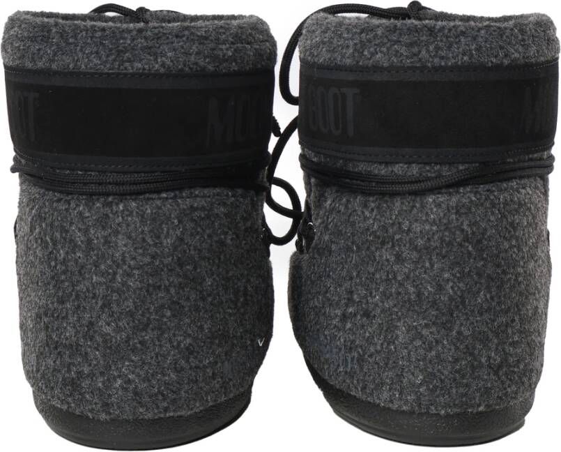 Moon Boot Grijze Winterlaarzen met Logo-details