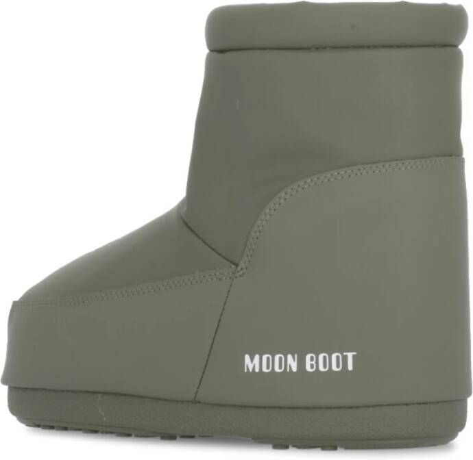 moon boot Groene Waterdichte Enkellaarzen voor Vrouwen Groen Dames