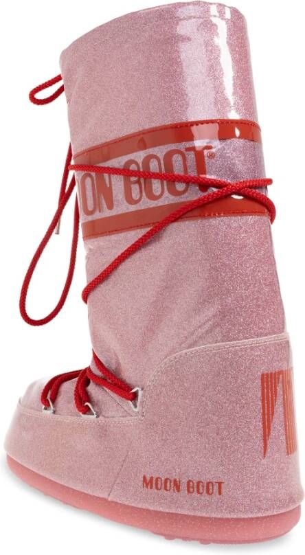 moon boot Icon Glitter sneeuwlaarzen Pink Dames