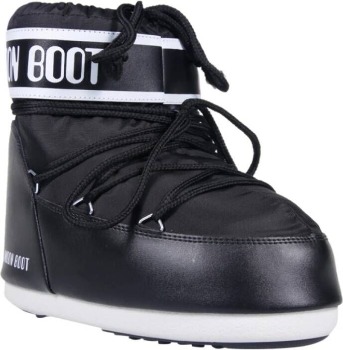 moon boot Icon Lage Nylon Laarzen Black Dames