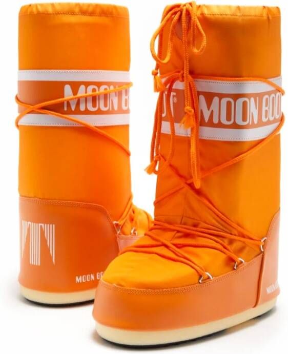 moon boot Icon Orange Nylon Winterlaarzen Orange Heren
