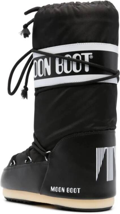 moon boot Iconische Nylon Winterlaarzen Black Dames