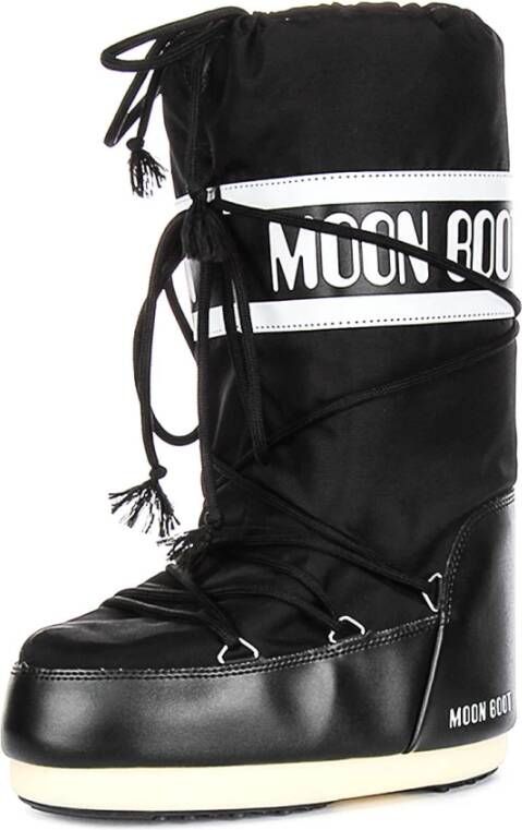 Moon Boot Icoon Nylon Zwart Weerlaars Vrouwen