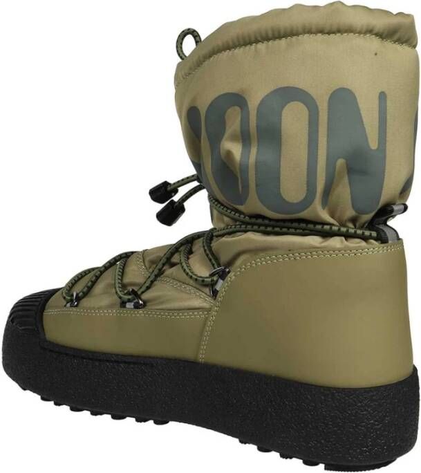 Moon Boot Lace-up Enkellaarsjes met PVC Inzetstukken