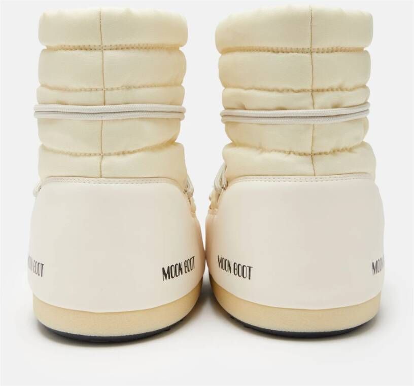 moon boot Lichte Crèmekleurige Nylon Winterlaarzen Beige Dames