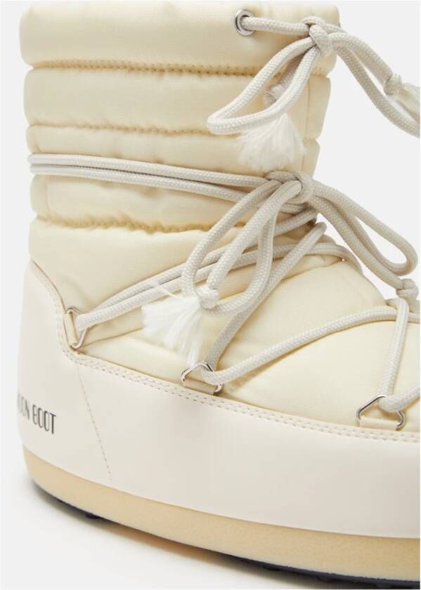moon boot Lichte Crèmekleurige Nylon Winterlaarzen Beige Dames