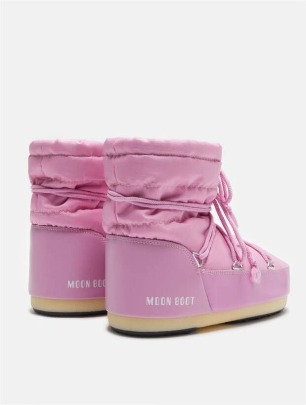 moon boot Lichte lage nylonlaarzen roze 004 Roze Dames