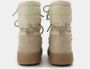 Moon boot Suede Nylon Winterlaarzen Beige Dames - Thumbnail 13