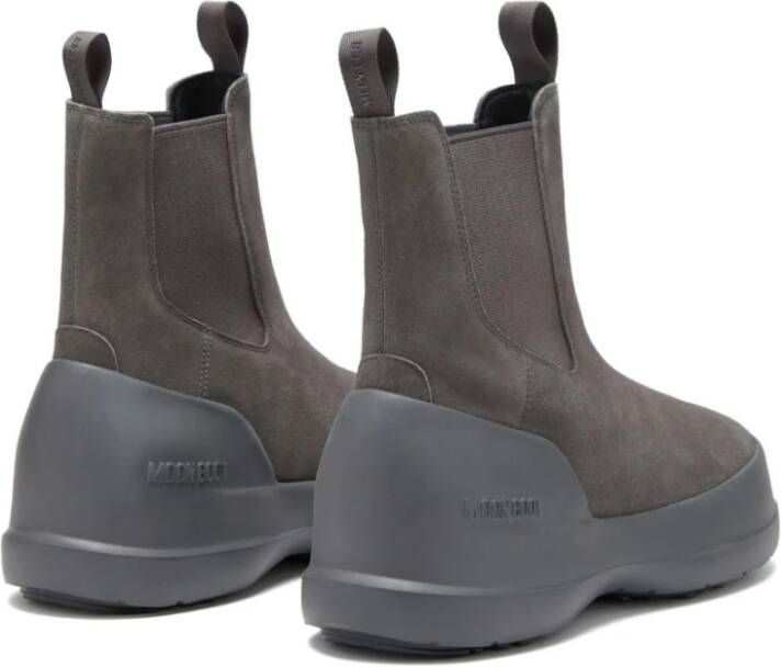 Moon Boot Luna Zwarte Suède Chelsea Boots