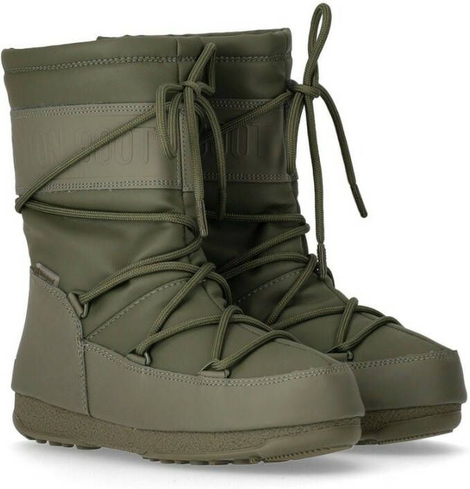 moon boot MID Rubber Protecht Military GRE Snow Boot Groen Dames