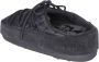Moon boot Zwarte gewatteerde sandalen met suède accenten Black - Thumbnail 3