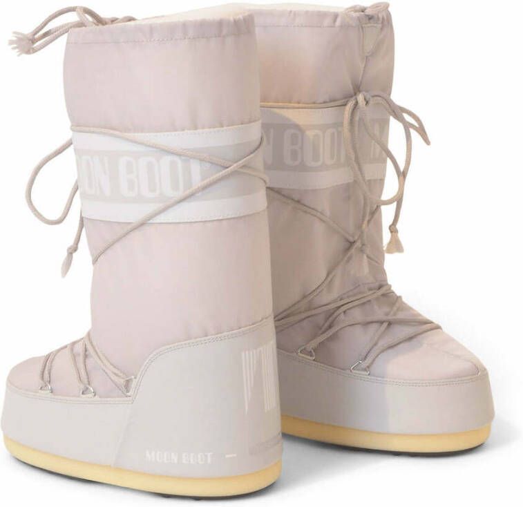 moon boot Nylon Glacier Grey Winter Boots Roze Unisex