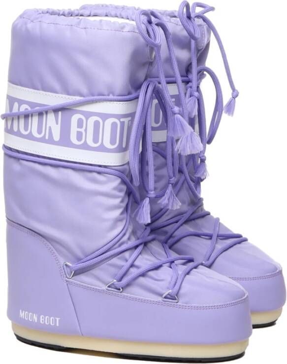 moon boot Paarse Waterdichte Sneeuwlaarzen Purple Dames