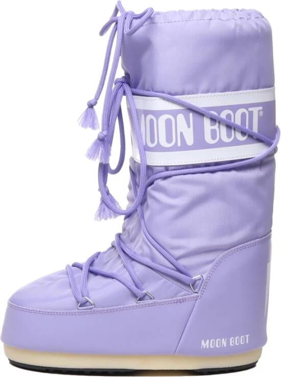 moon boot Paarse Waterdichte Sneeuwlaarzen Purple Dames