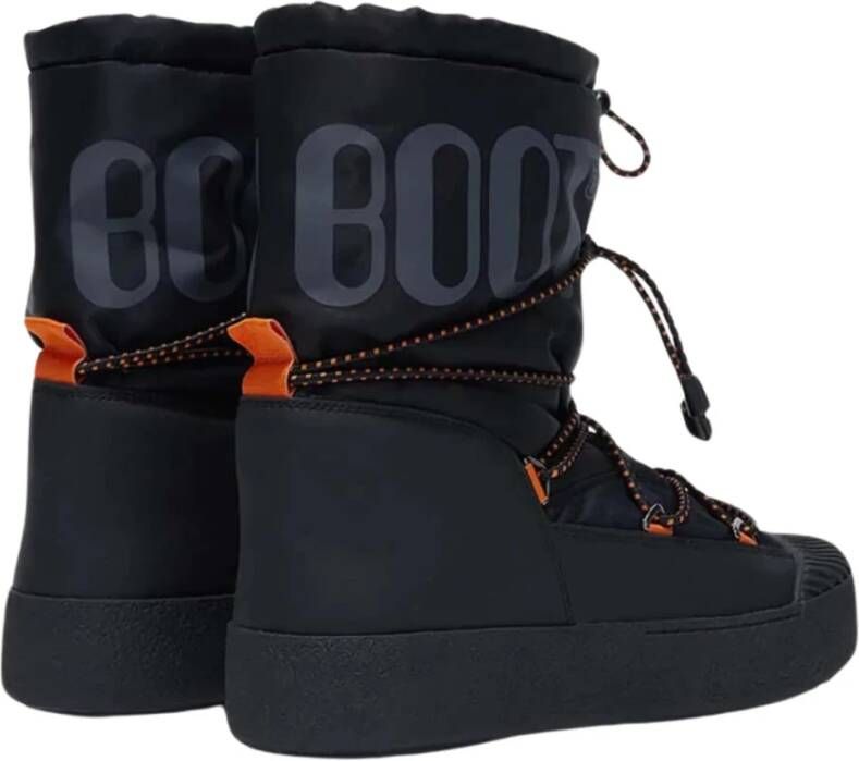 moon boot Platte Zwarte Winterlaarzen Black Heren