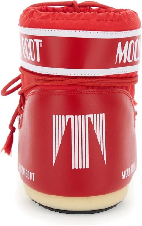 Moon Boot Rode Icon Low Nylon Winterlaarzen