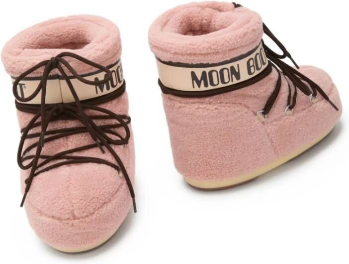 Moon Boot Roze Enkellaarzen voor vrouwen