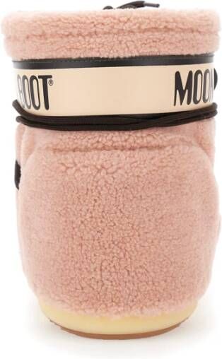 Moon Boot Roze Fleece Winterlaarzen