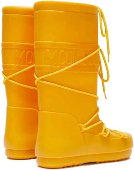 moon boot Ruimte Regenlaarzen Hoog Geel Yellow Dames