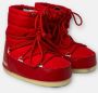 MOON BOOT Snowboots Dames Light Low Nylon Maat: 37 38 Materiaal: Textiel Kleur: Rood - Thumbnail 8