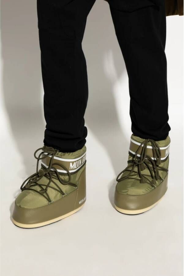 moon boot Icon Low Nylon Sneeuwlaarzen Green Heren